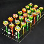 Acrylic Pop Lollipop Clear Display Stand Decoration Acrylic Candy Display Holder