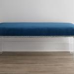 Transparent Acrylic Long Stool Sofa Manufacturer C display