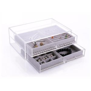 Customized acrylic storage box use for ring necklace China Manufacturer