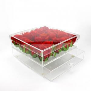 Acrylic Gift Box for Flower with Drawer China Manufacturer